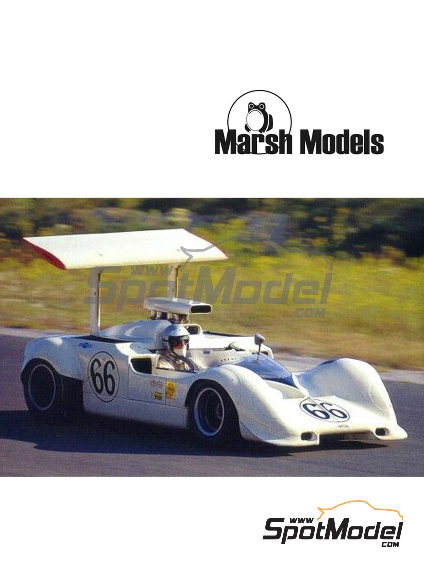 Chaparral 2G Chaparral Cars Team - Can-Am Bridgehampton 1968. Car scale  model kit in 1/43 scale manufactured by Marsh Models (ref. MM335)